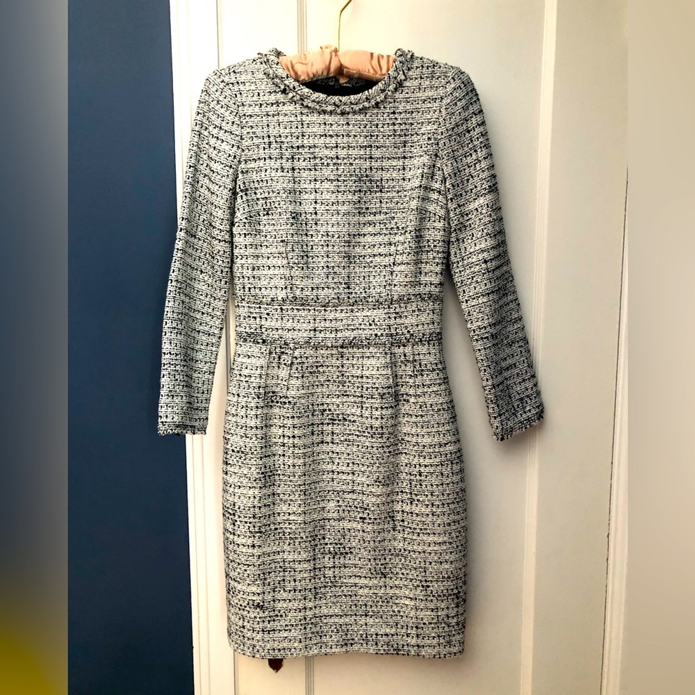 Excellent condition j crew classic tweed dress size 00